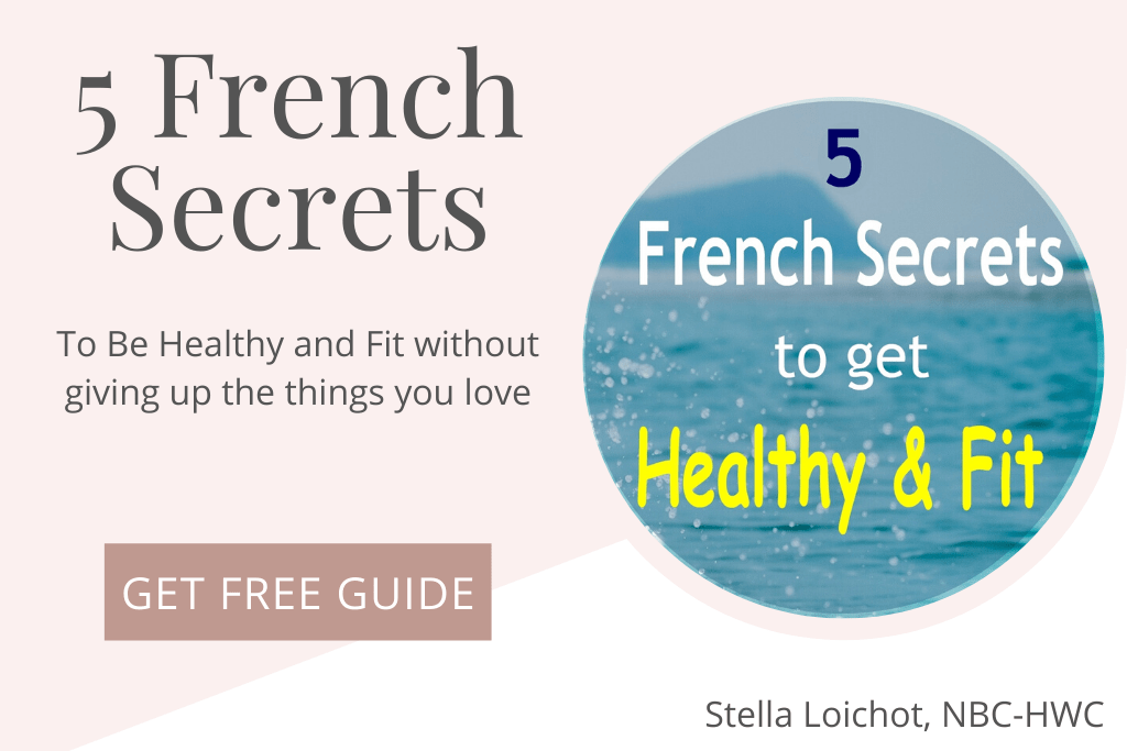 Banner for free eguide about Frech secrets to lose weight and be healthy