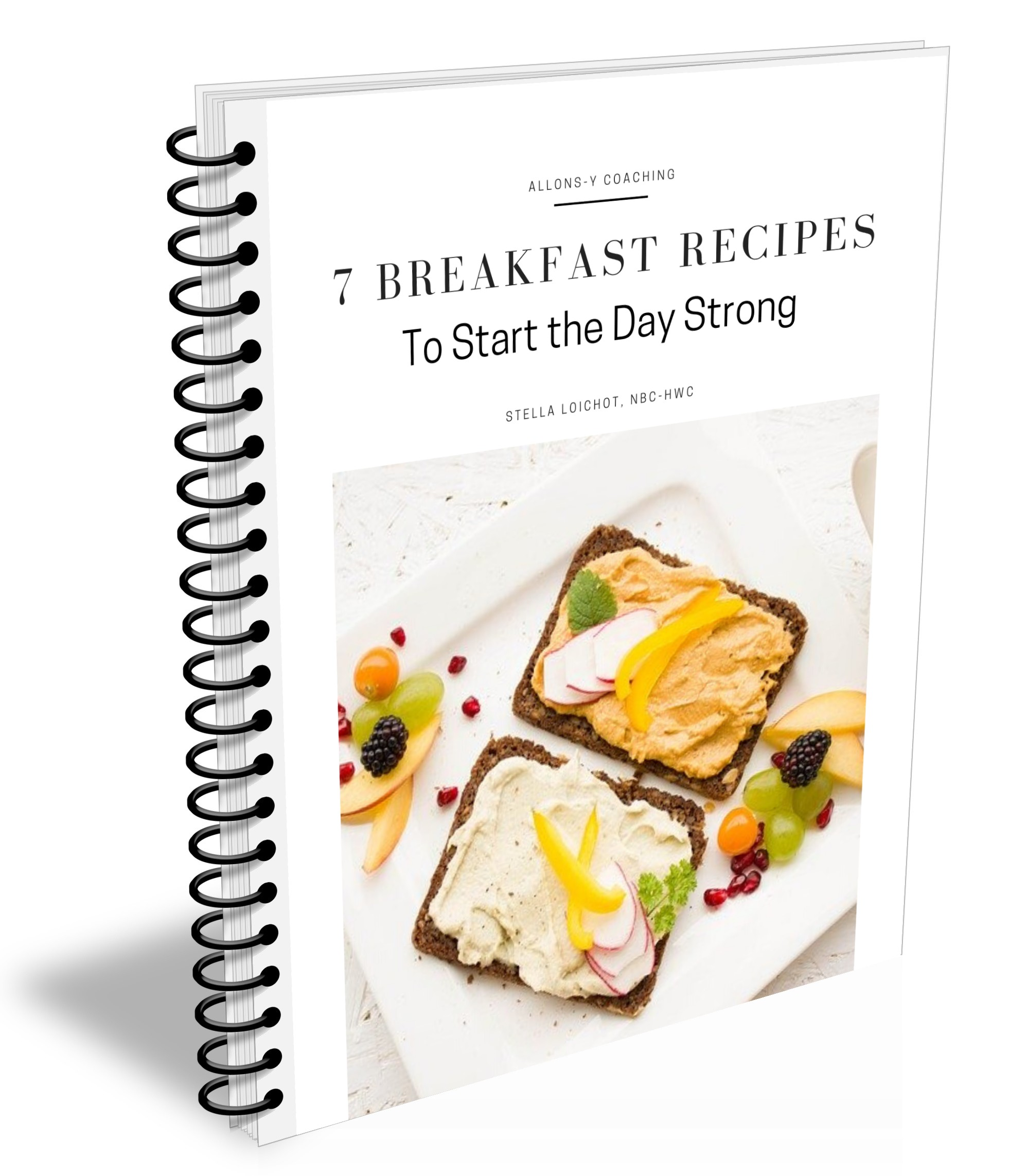 Book book cover for 7 breakfast recipes