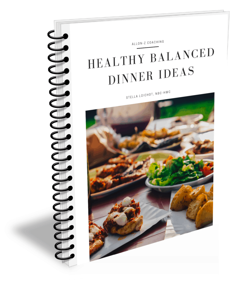 Balanced Dinner Booklet Image Front cover of Balanced Dinner Booklet