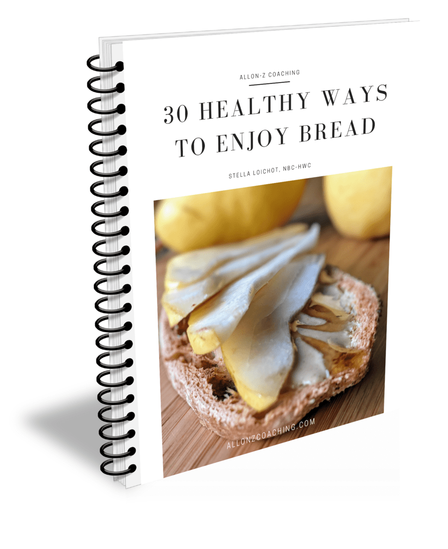 Booklet cover with Pear and Tahini Toast